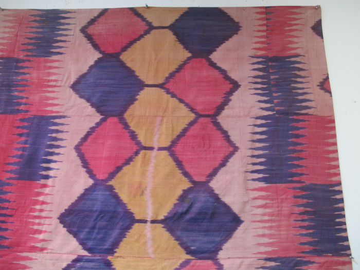 Large Silk Ikat Panel